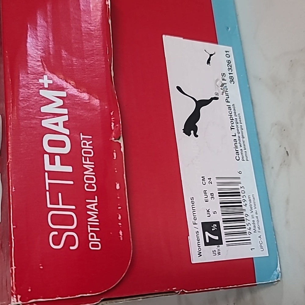 PUMA SOFT FOAM SNEAKERS WOMENS 7.5 - Picture 8 of 8